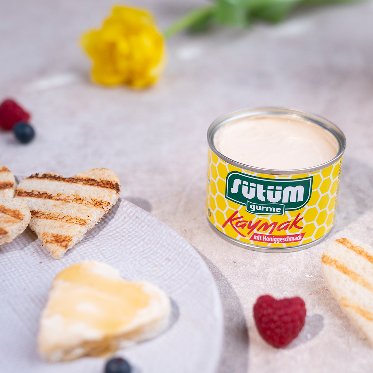 Bal Aromalı Kaymak - Teneke Kutu 175g – Bild 3